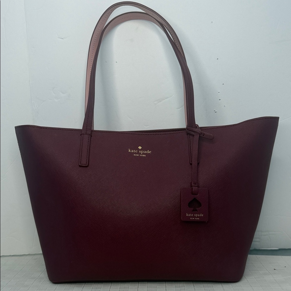 Kate Spade Scotts Place Lida tote in, Merlot